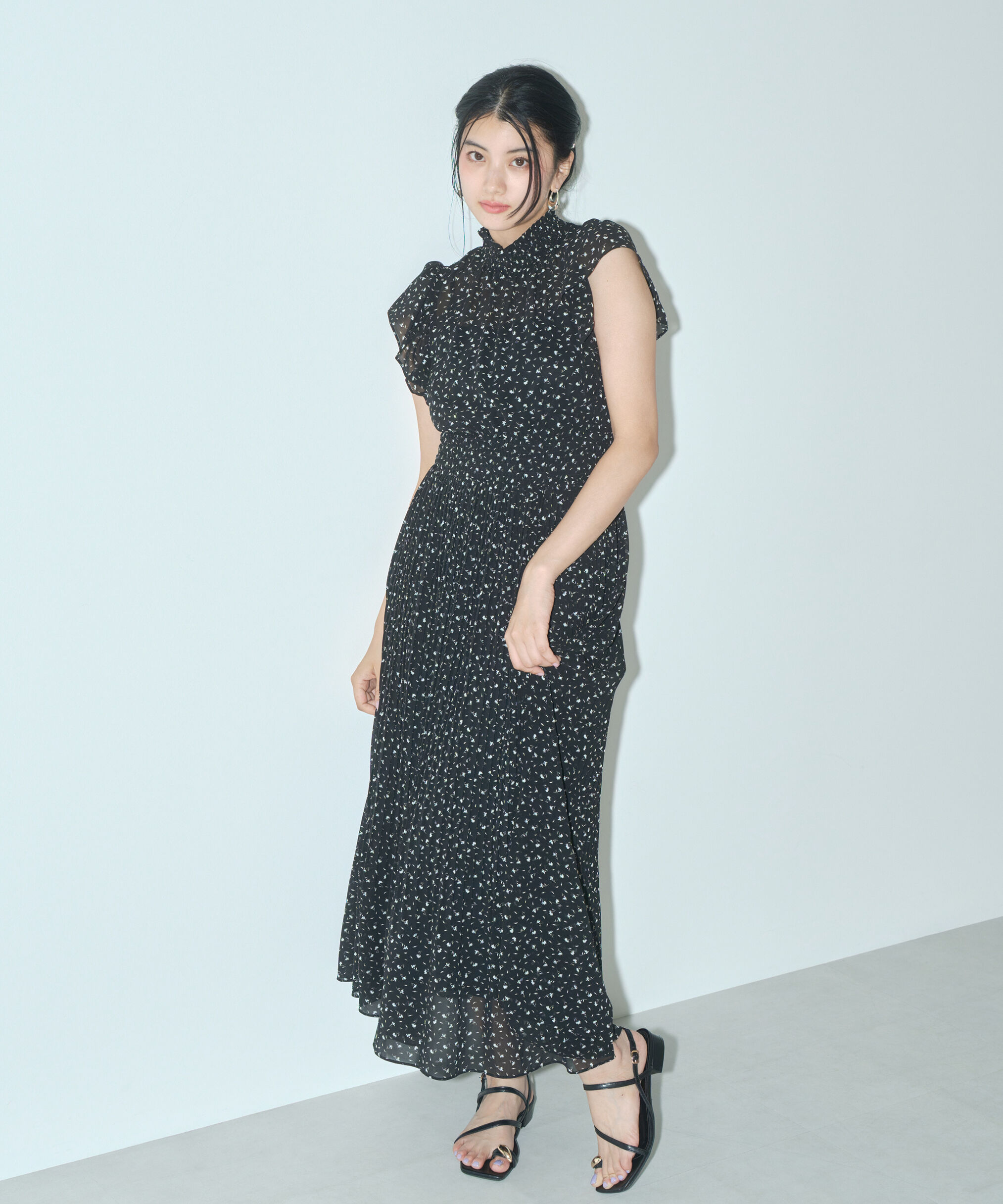 PROPORTION BODY DRESSING「シフォン楊柳プリーツワンピース」|ワンピース|