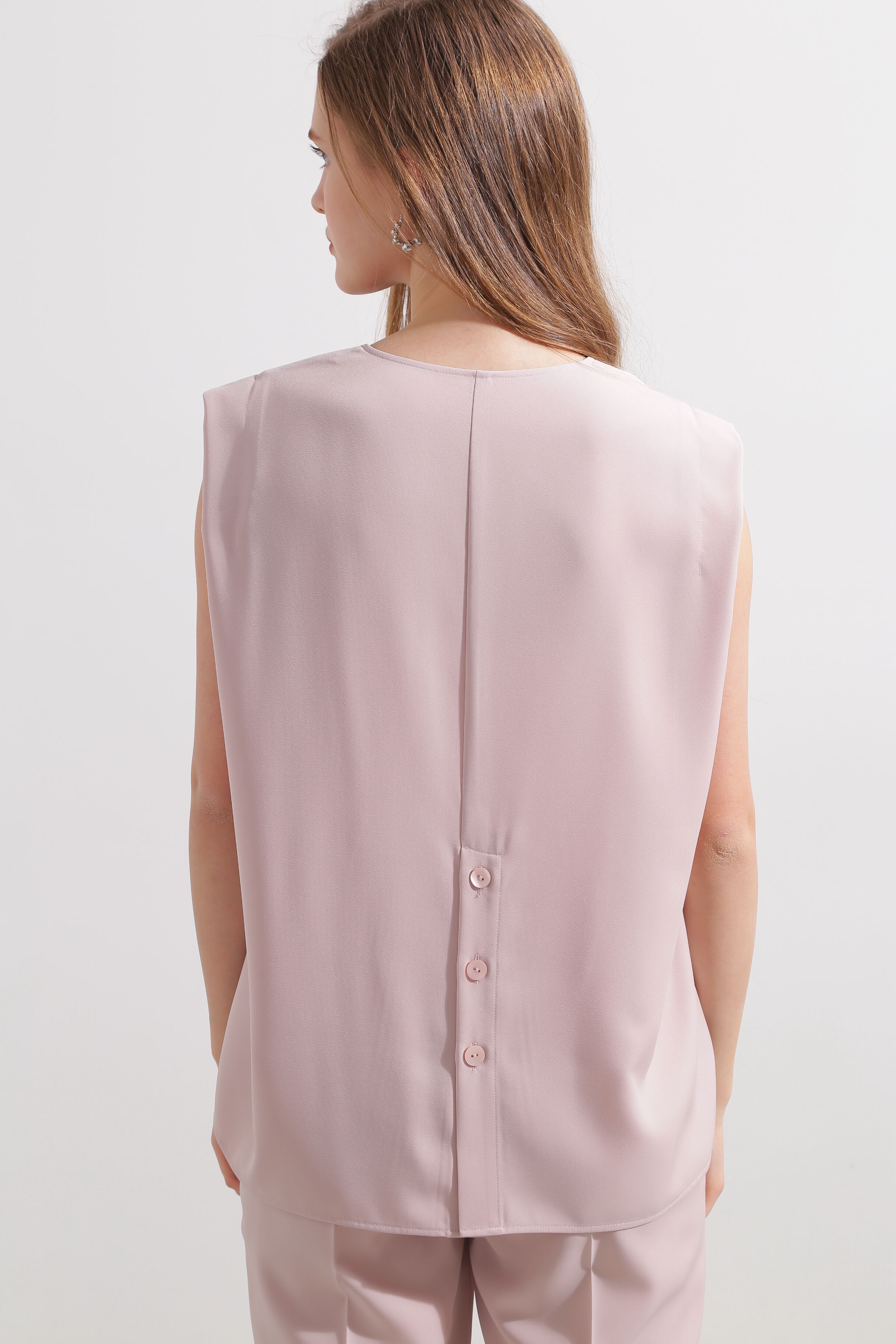  「◆バックボタンブラウス」|シャツ・ブラウス|