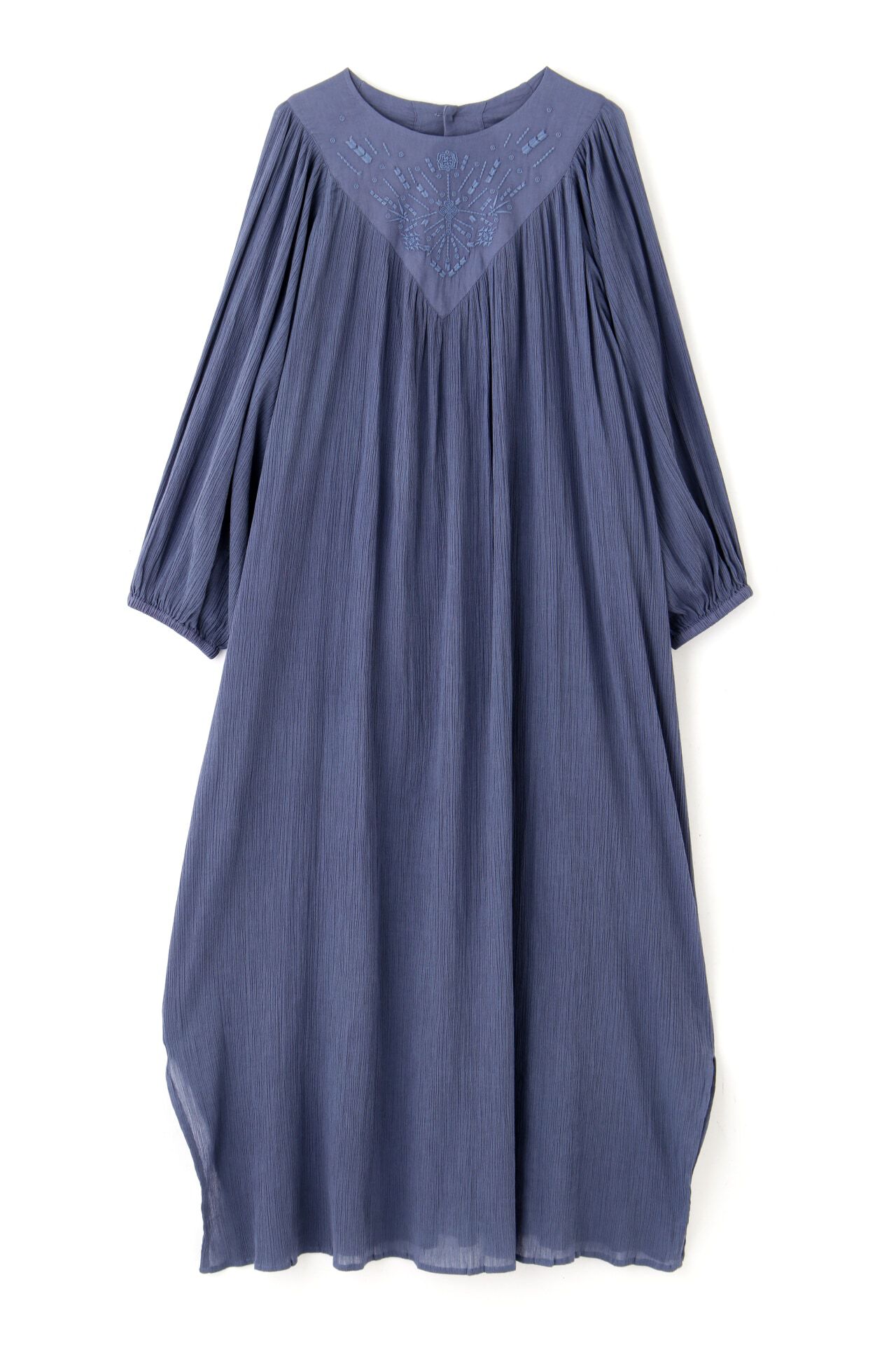  「◆インドクレープギャザーワンピース」|ワンピース|