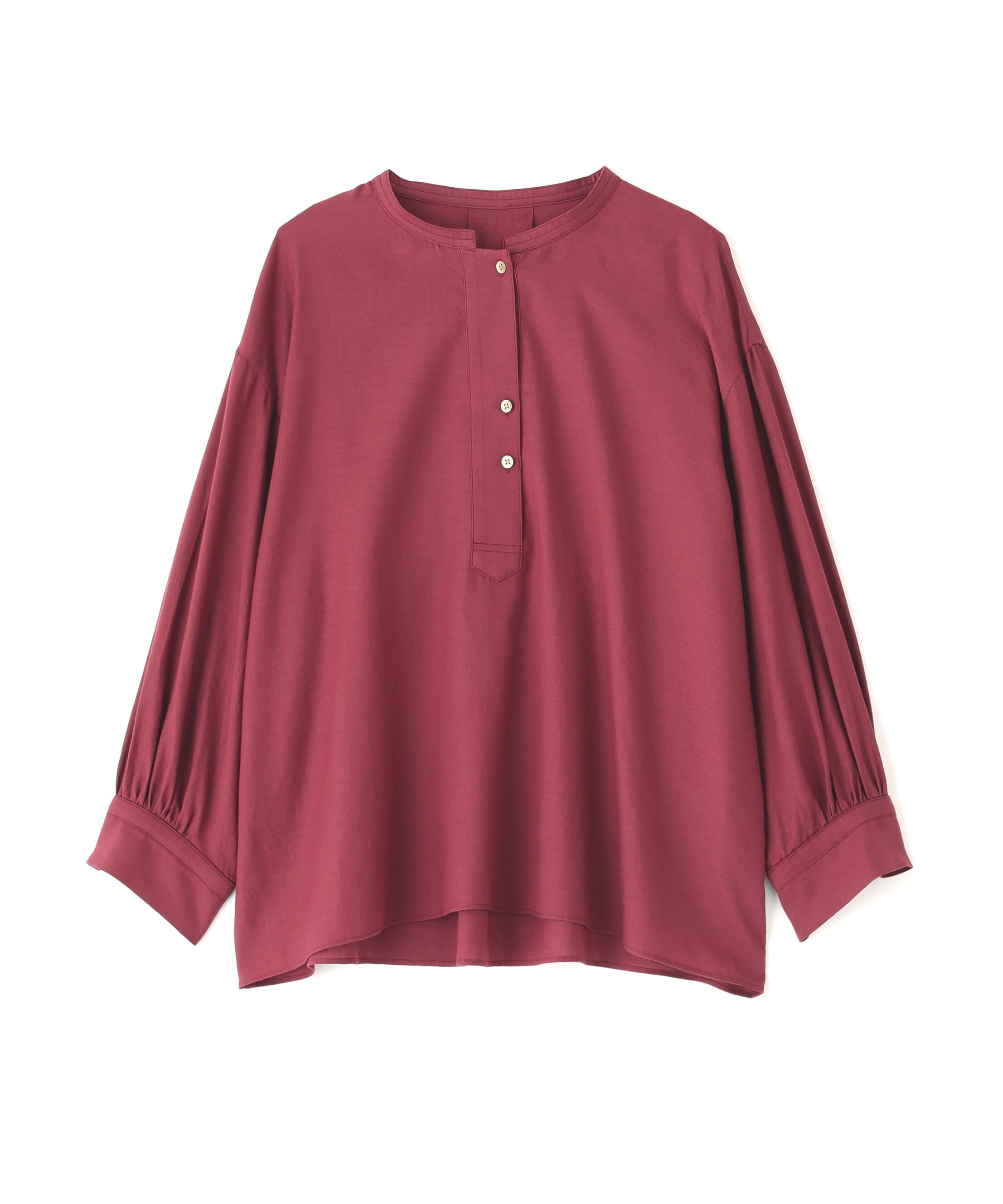  「◆綿シルクスキッパーブラウス」|シャツ・ブラウス|