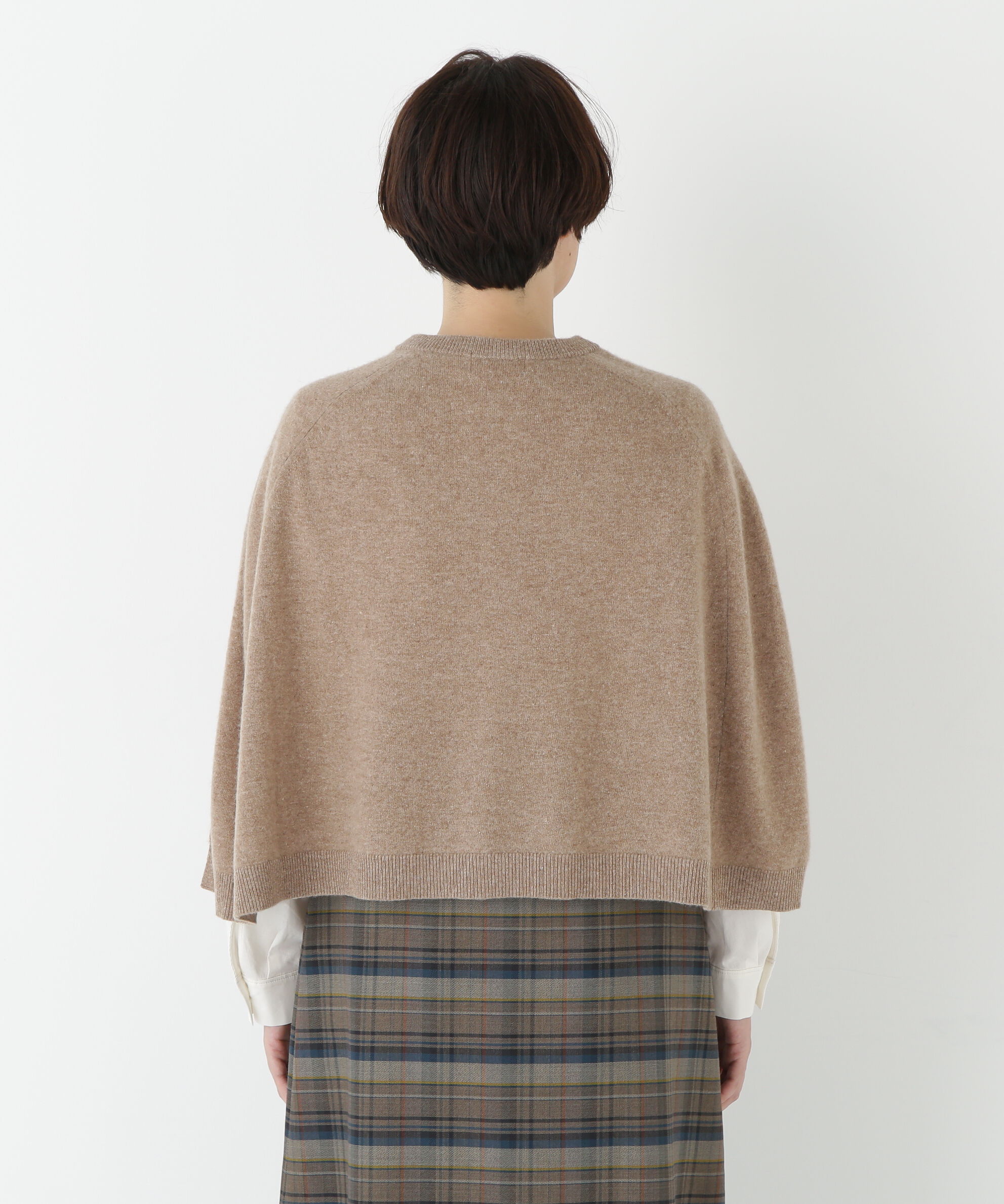  「◆ハイゲージウールケープニット」|ニット・セーター|