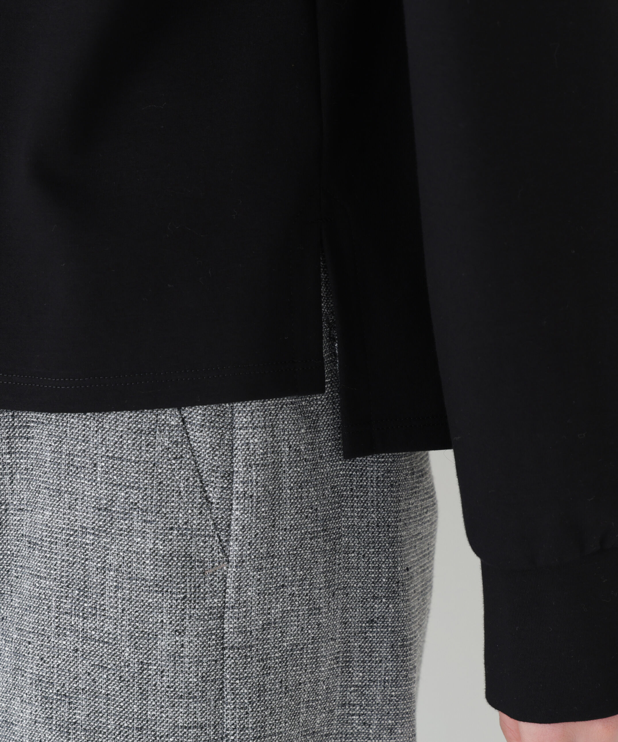  「◆シャツカラードッキングプルオーバー」|Tシャツ・カットソー|