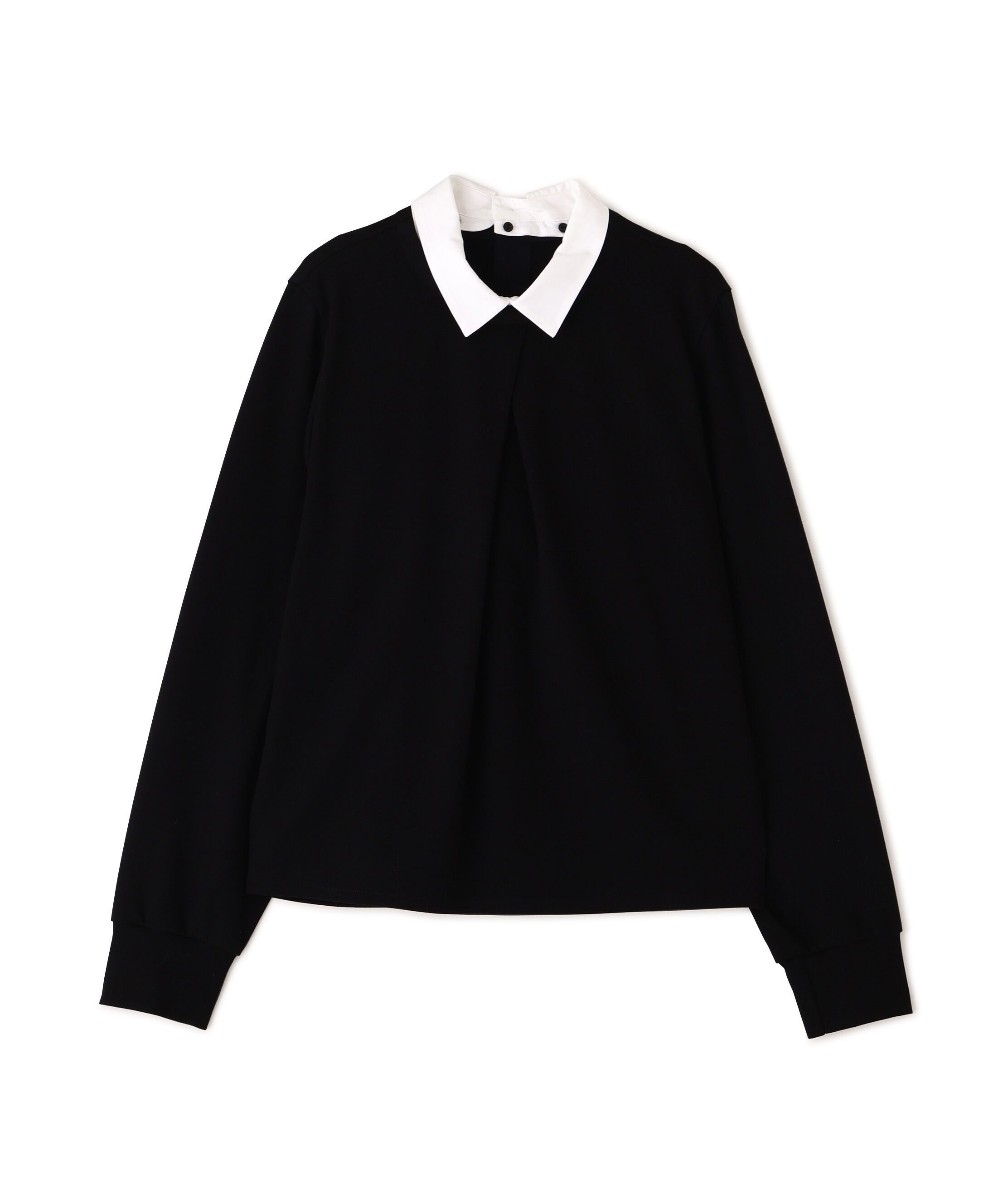  「◆シャツカラードッキングプルオーバー」|Tシャツ・カットソー|