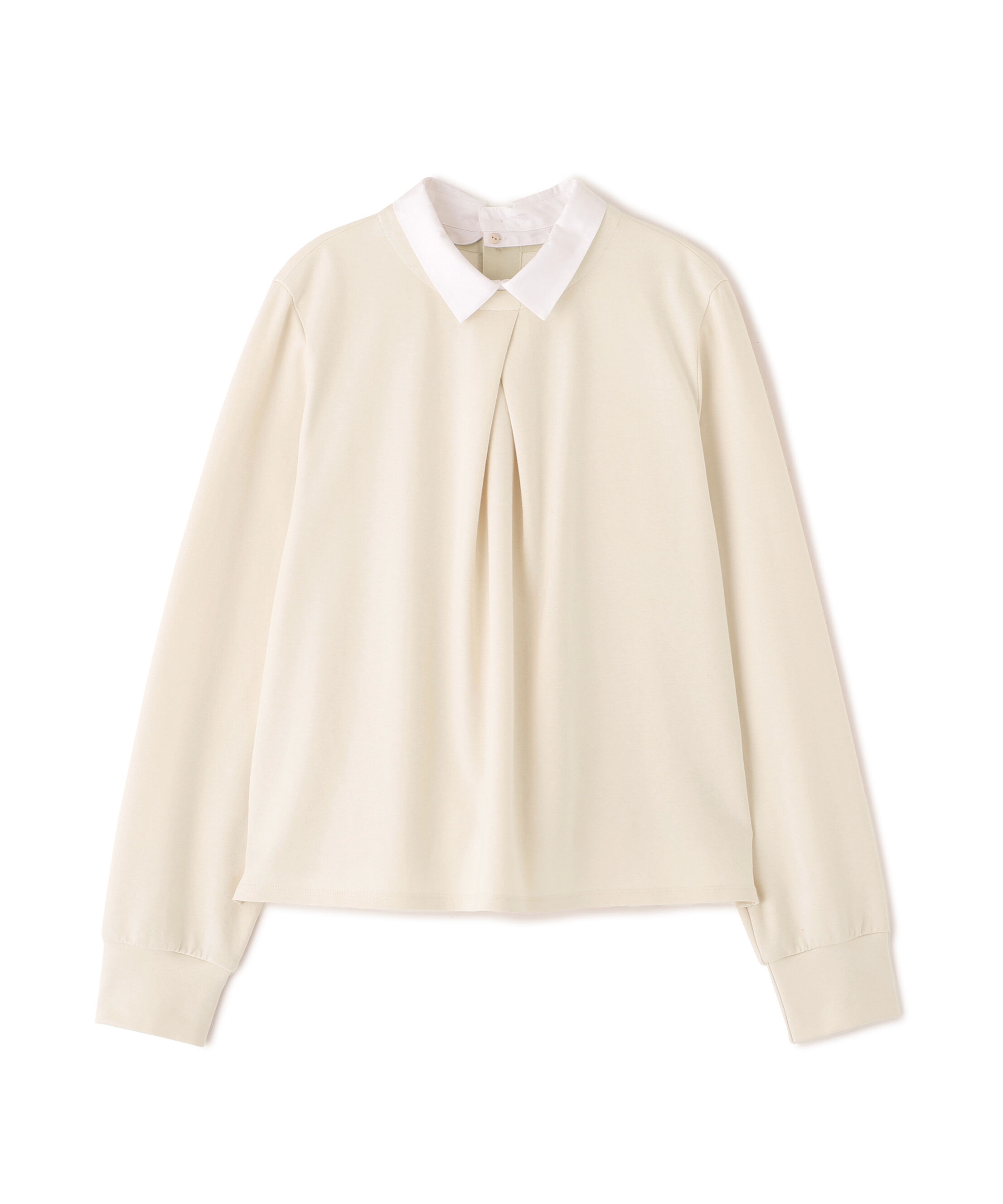  「◆シャツカラードッキングプルオーバー」|Tシャツ・カットソー|