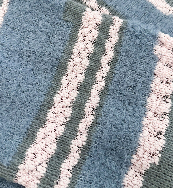 archives「ミックスヤーンランダムボーダーニットプルオーバー」|ニット・セーター|