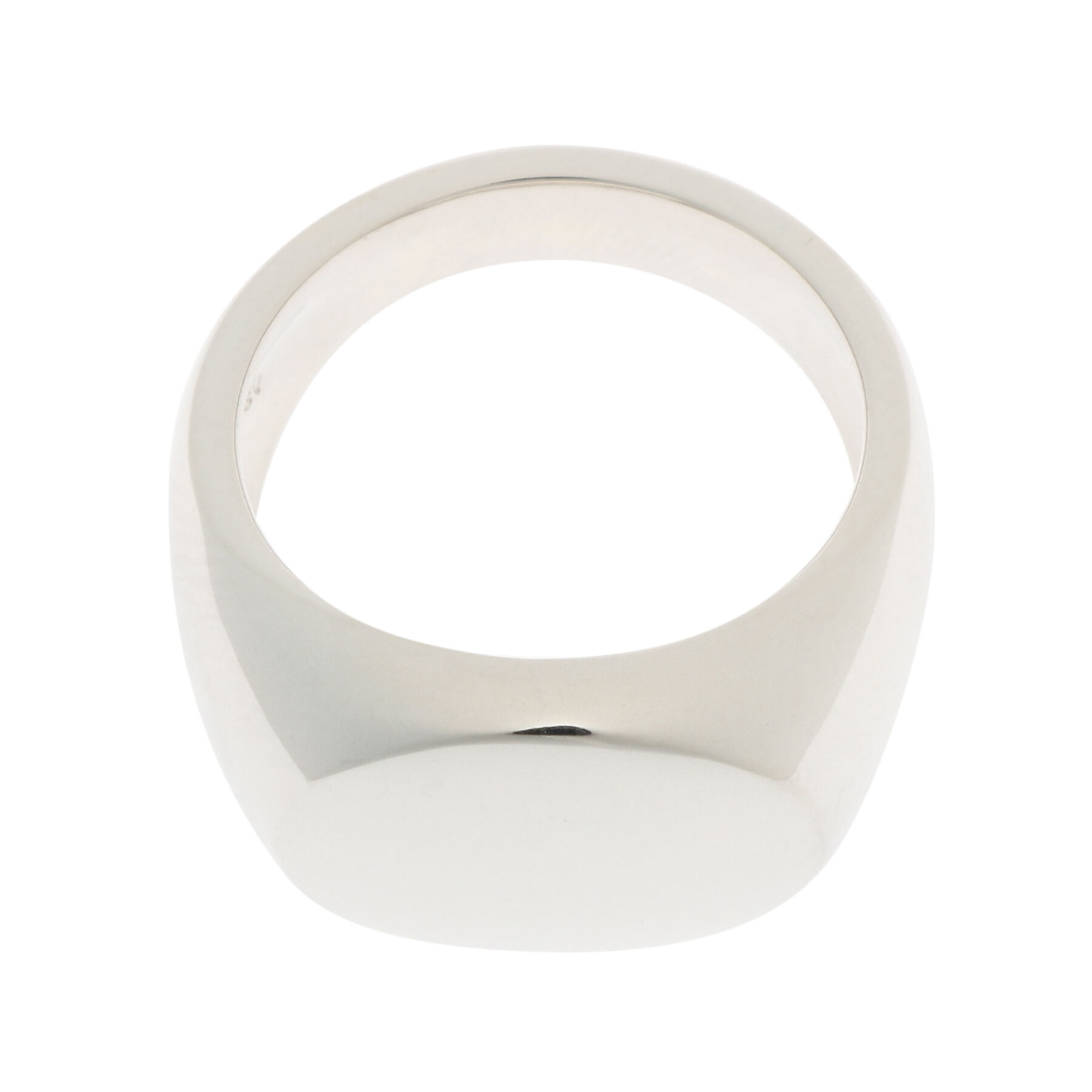 COCOSHNIK「シルバー シグネットリング ラウンド」|リング|