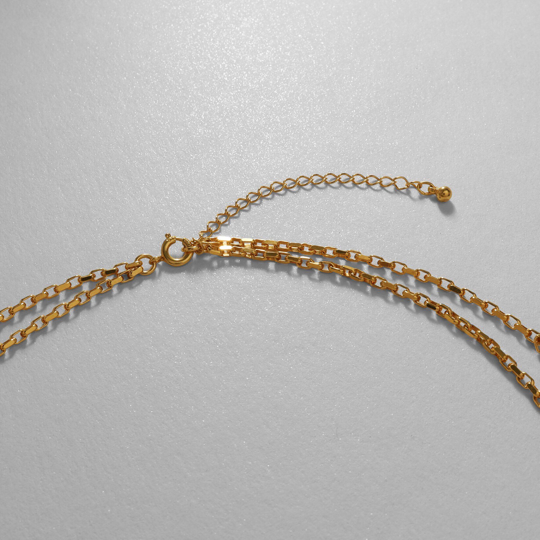 COCOSHNIK ONKITSCH「シルバー サークルモチーフ ステーションネックレス GP」|ネックレス|