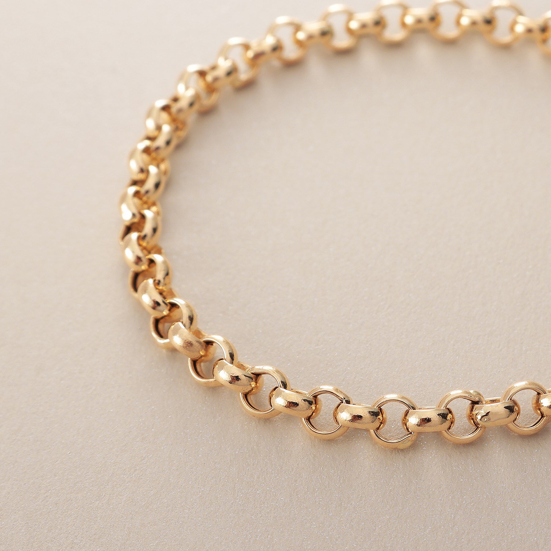 COCOSHNIK「K18中空ハーフラウンド ブレスレット」|ブレスレット・バングル|