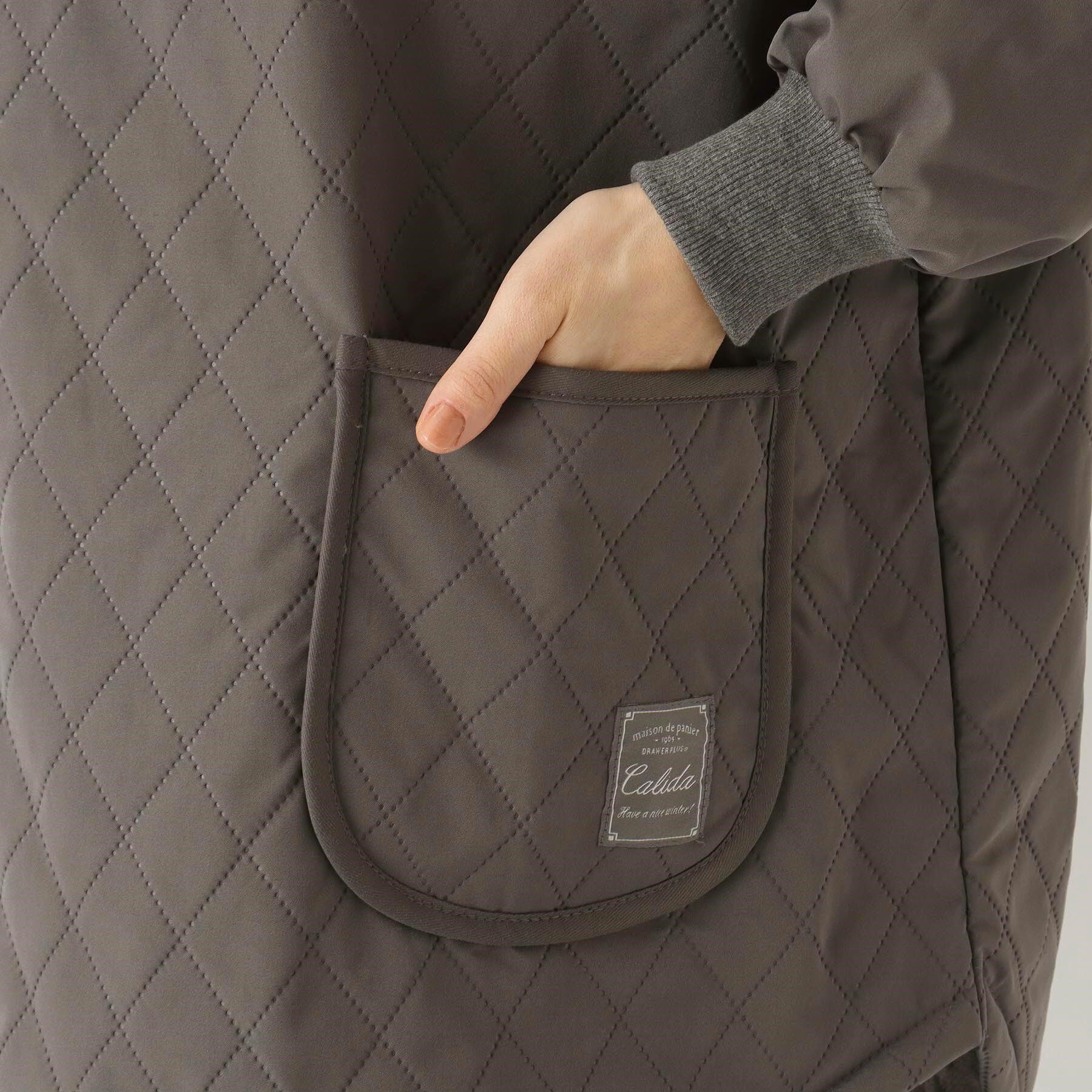 212 KITCHEN STORE「カリダ 裏ボア割烹着 CH」|食器・キッチングッズ|