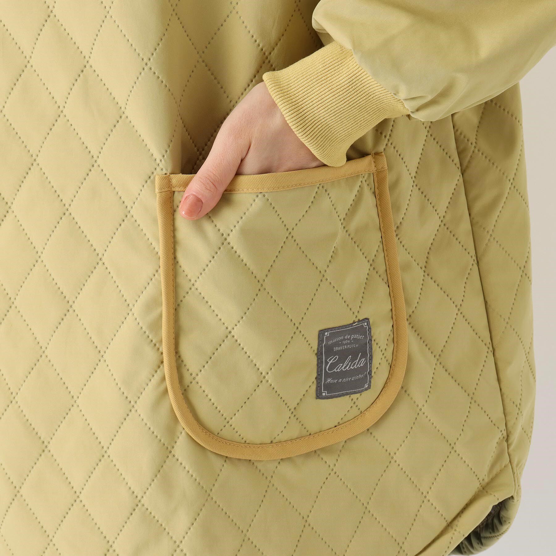 212 KITCHEN STORE「カリダ 裏ボア割烹着 YE」|食器・キッチングッズ|