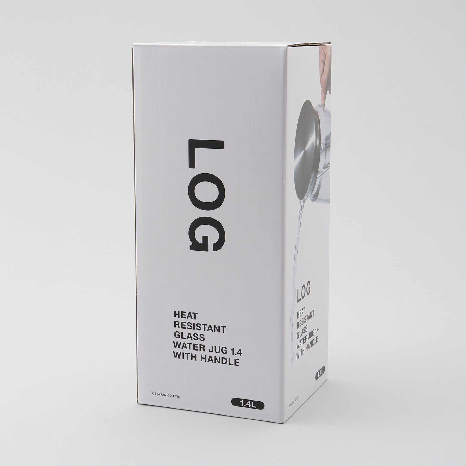 212 KITCHEN STORE「LOG 耐熱ガラスウォータージャグ ハンドル付き 1.4」|グラス・マグカップ|