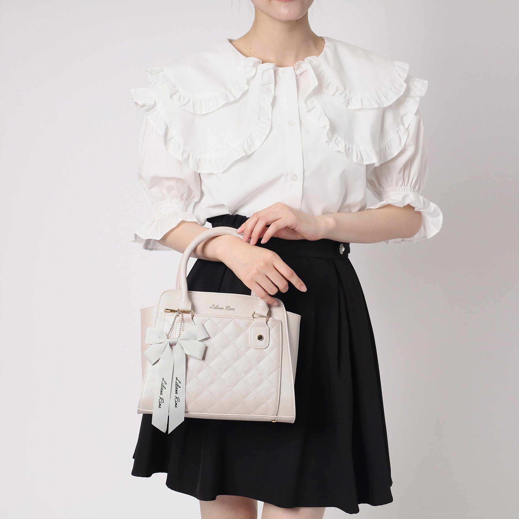 Ober Tashe「キルティングポケット2WAYボストン」|ボストンバッグ|