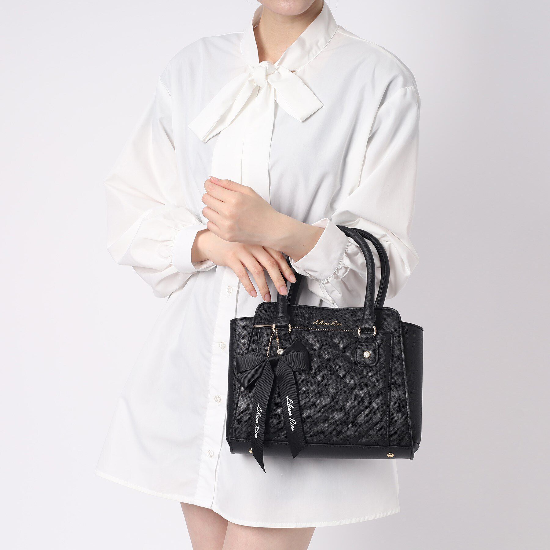 Ober Tashe「キルティングポケット2WAYボストン」|ボストンバッグ|