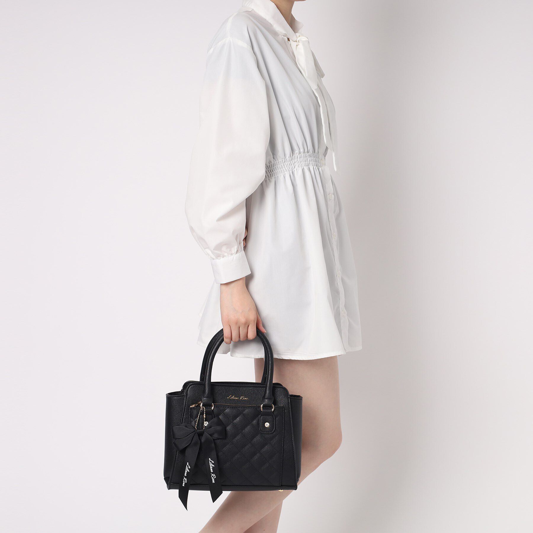 Ober Tashe「キルティングポケット2WAYボストン」|ボストンバッグ|