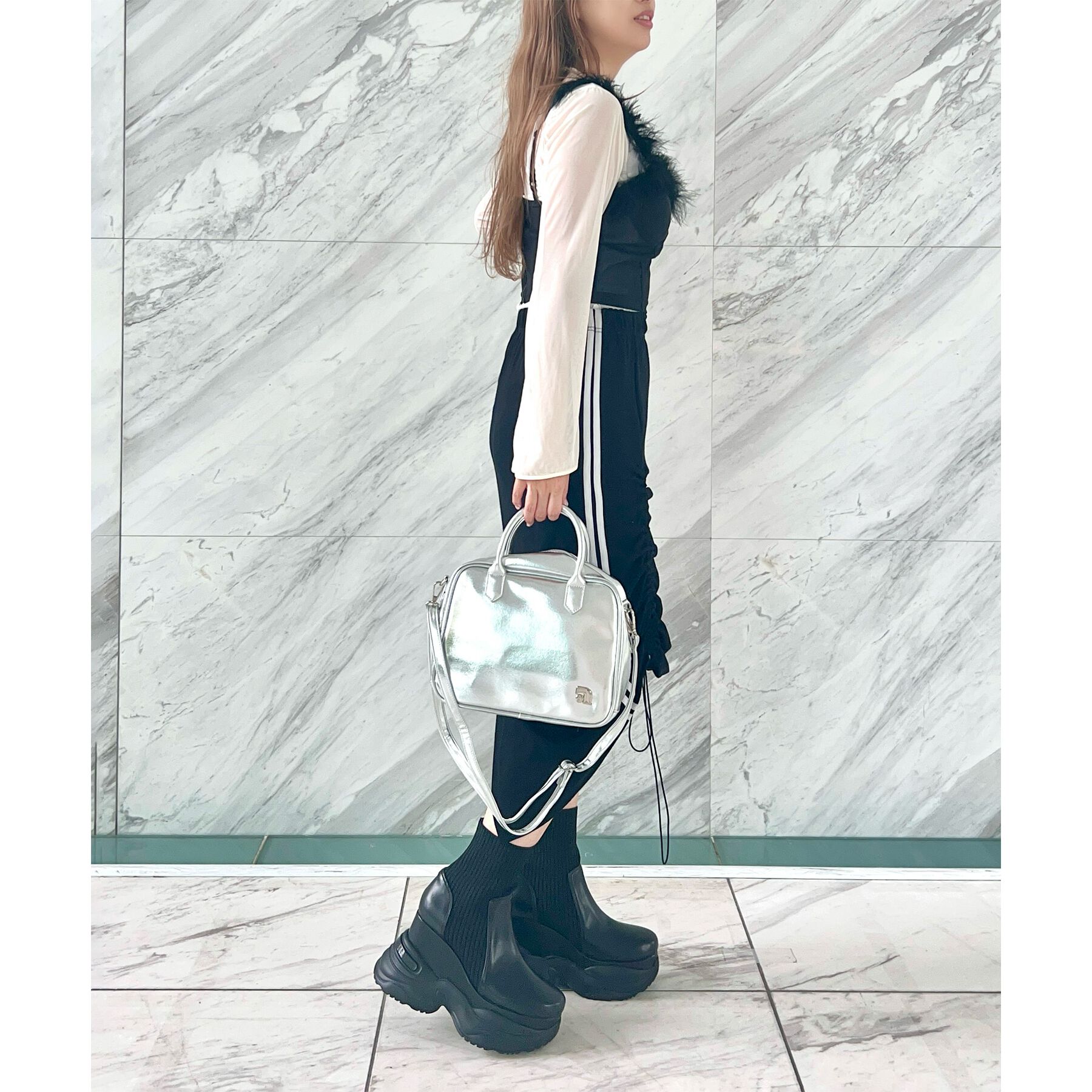 ESPERANZA「スニーカーソールニットショートブーツ」|ショートブーツ|