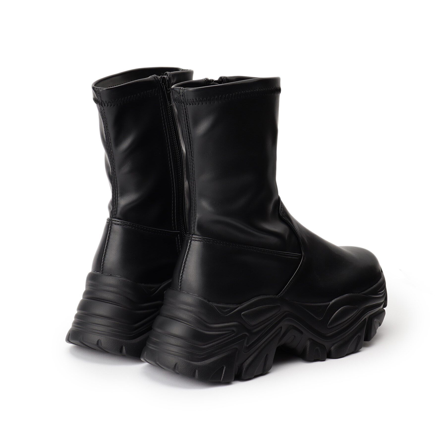 csT&P「厚底スニーカー底ブーツ」|ショートブーツ|