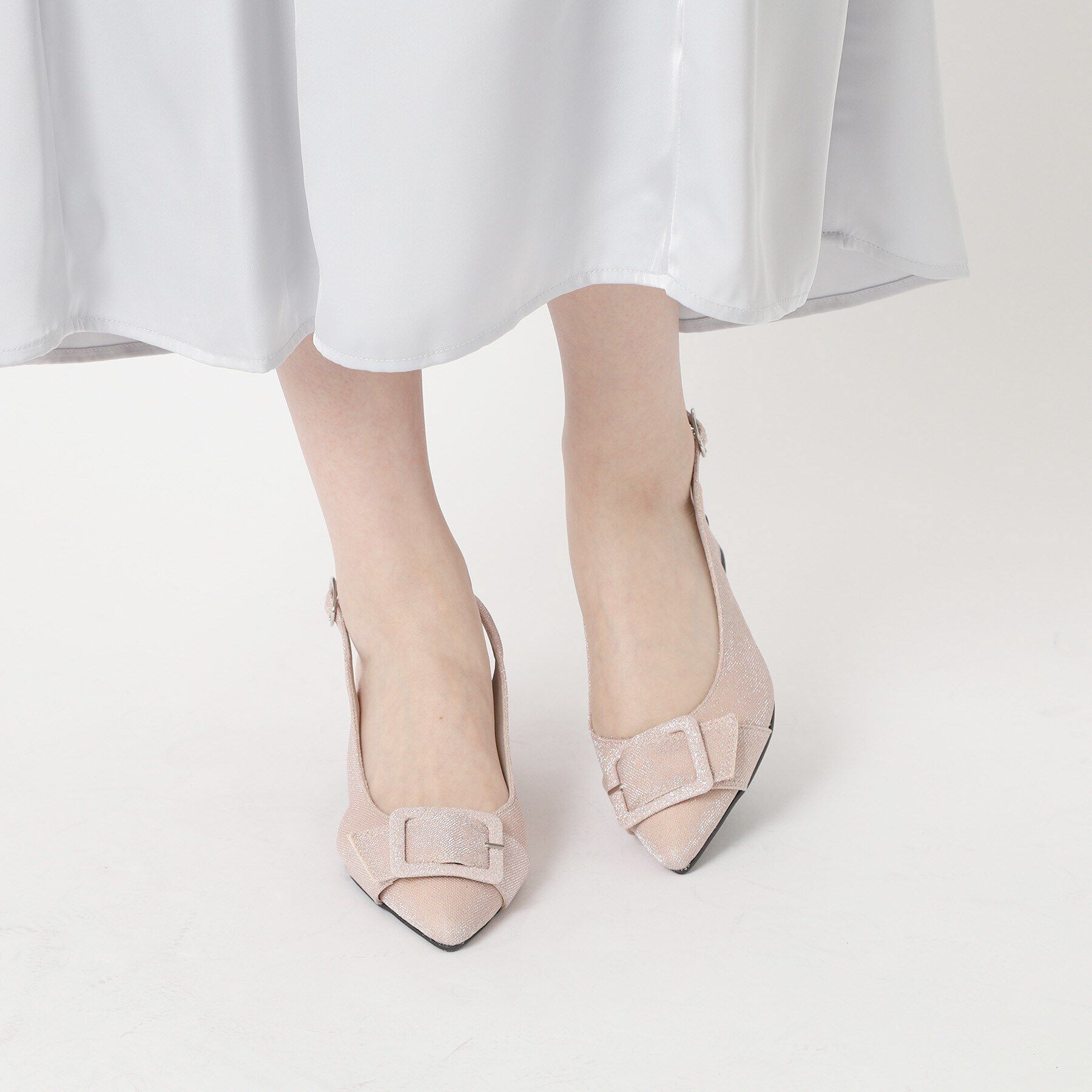 ESPERANZA「バックストラップバックルヒールパンプス」|パンプス|