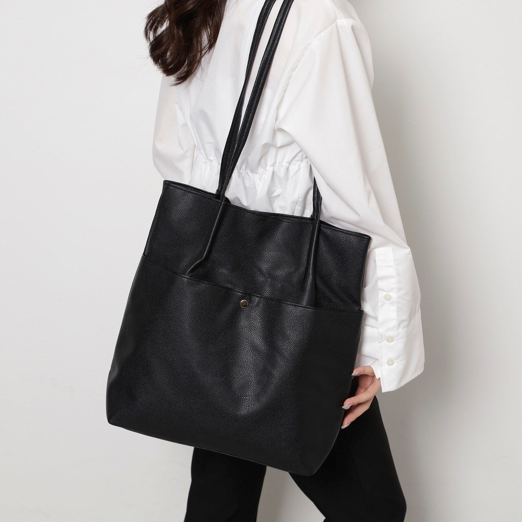 Ober Tashe「【新生活・新学期】シンプルタックトート」|トートバッグ|