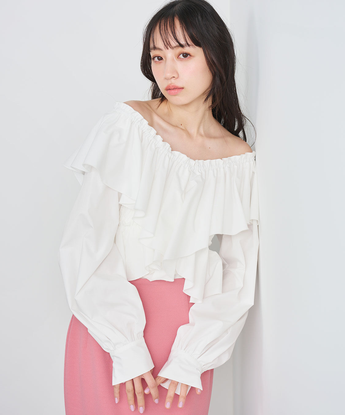 COCO DEAL「フリルオフショルブラウス」|シャツ・ブラウス|オフ