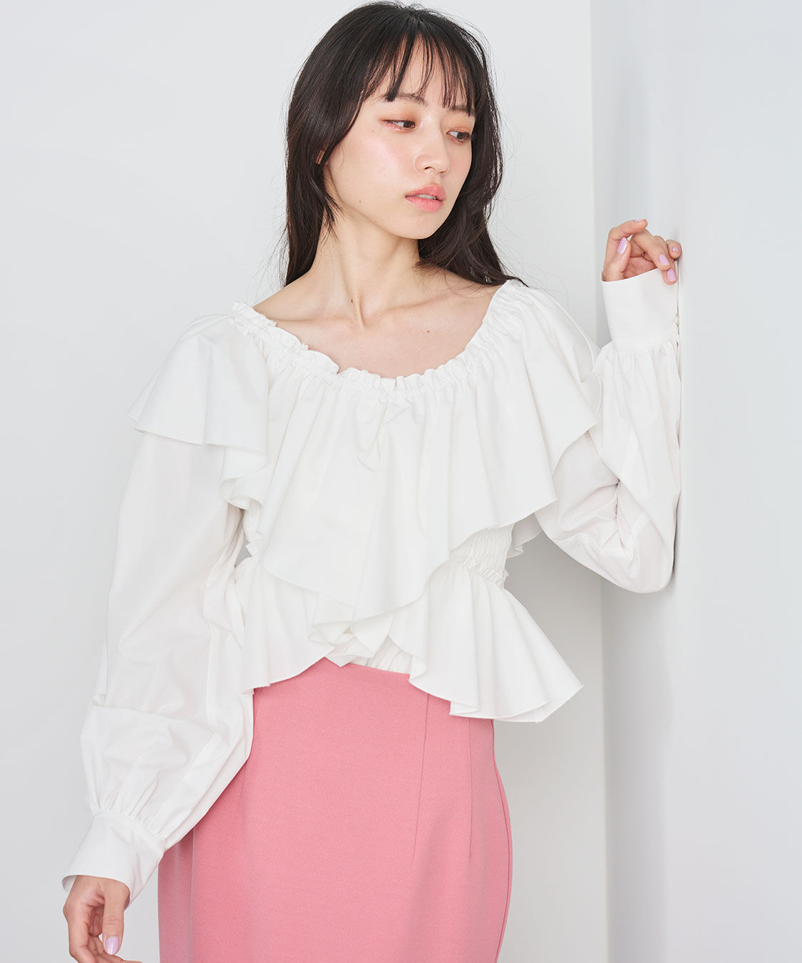 COCO DEAL「フリルオフショルブラウス」|シャツ・ブラウス|