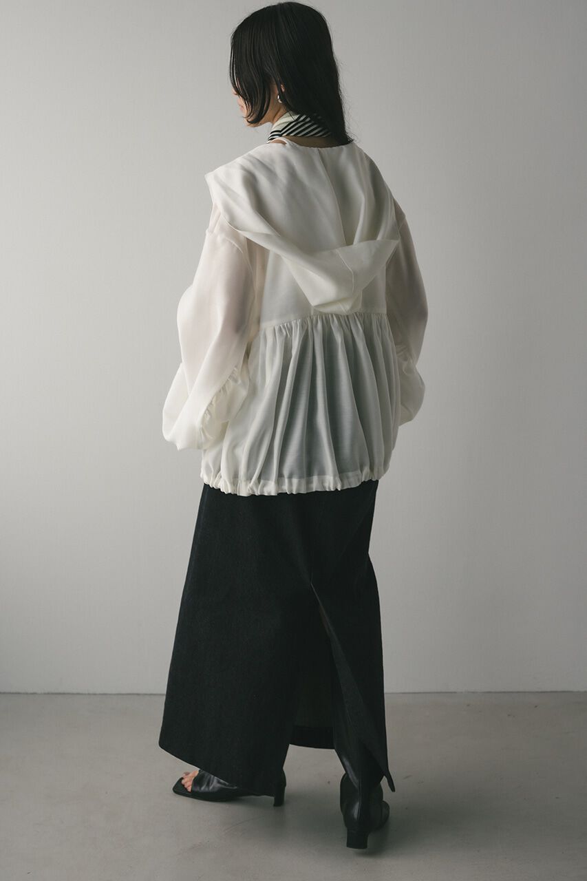 STYLEMIXER「シアーギャザーフードシャツブルゾン」|その他|