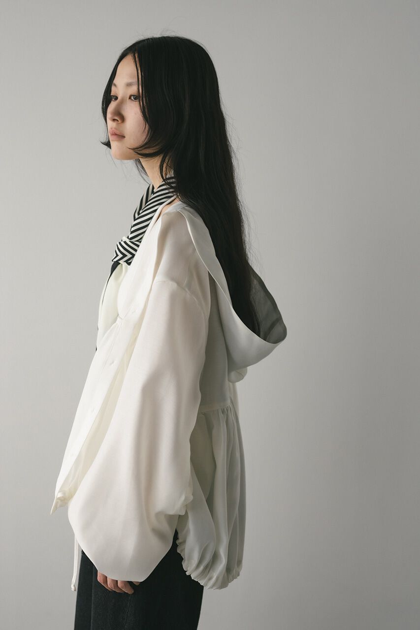 STYLEMIXER「シアーギャザーフードシャツブルゾン」|その他|