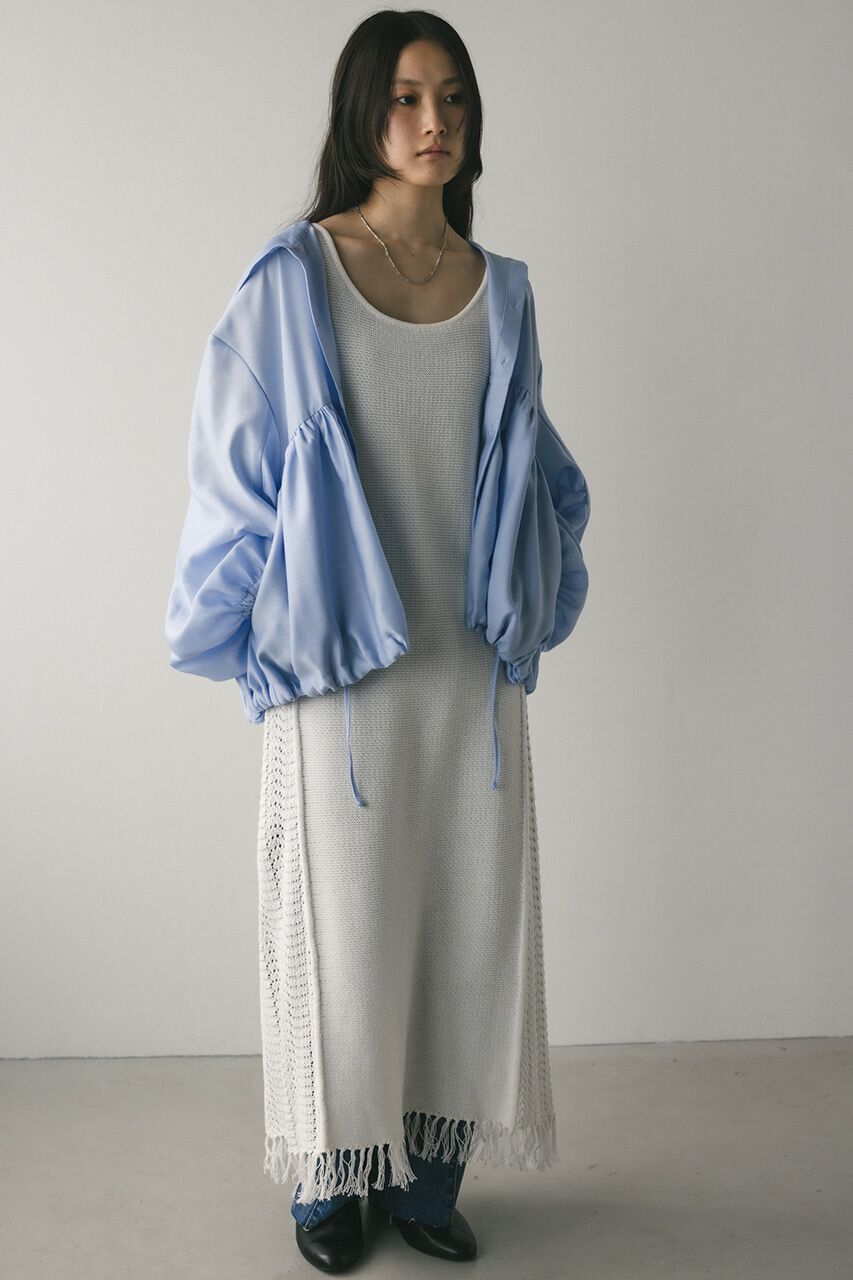 STYLEMIXER「シアーギャザーフードシャツブルゾン」|その他|