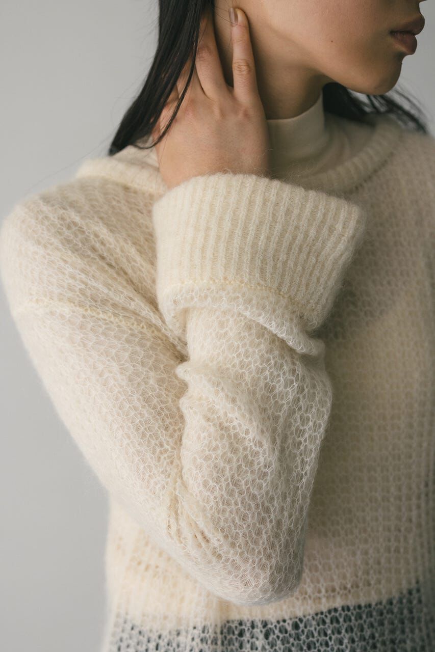 STYLEMIXER「シュガーモヘアルーズニット」|ニット・セーター|