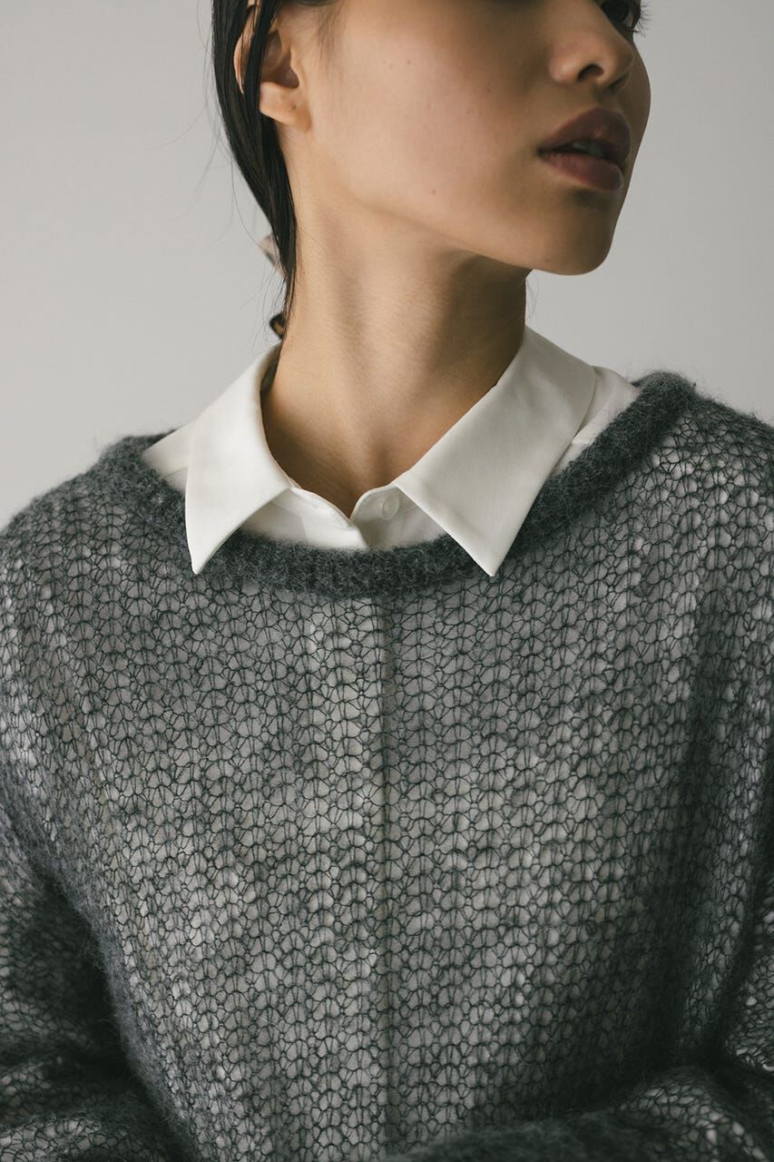 STYLEMIXER「シュガーモヘアルーズニット」|ニット・セーター|