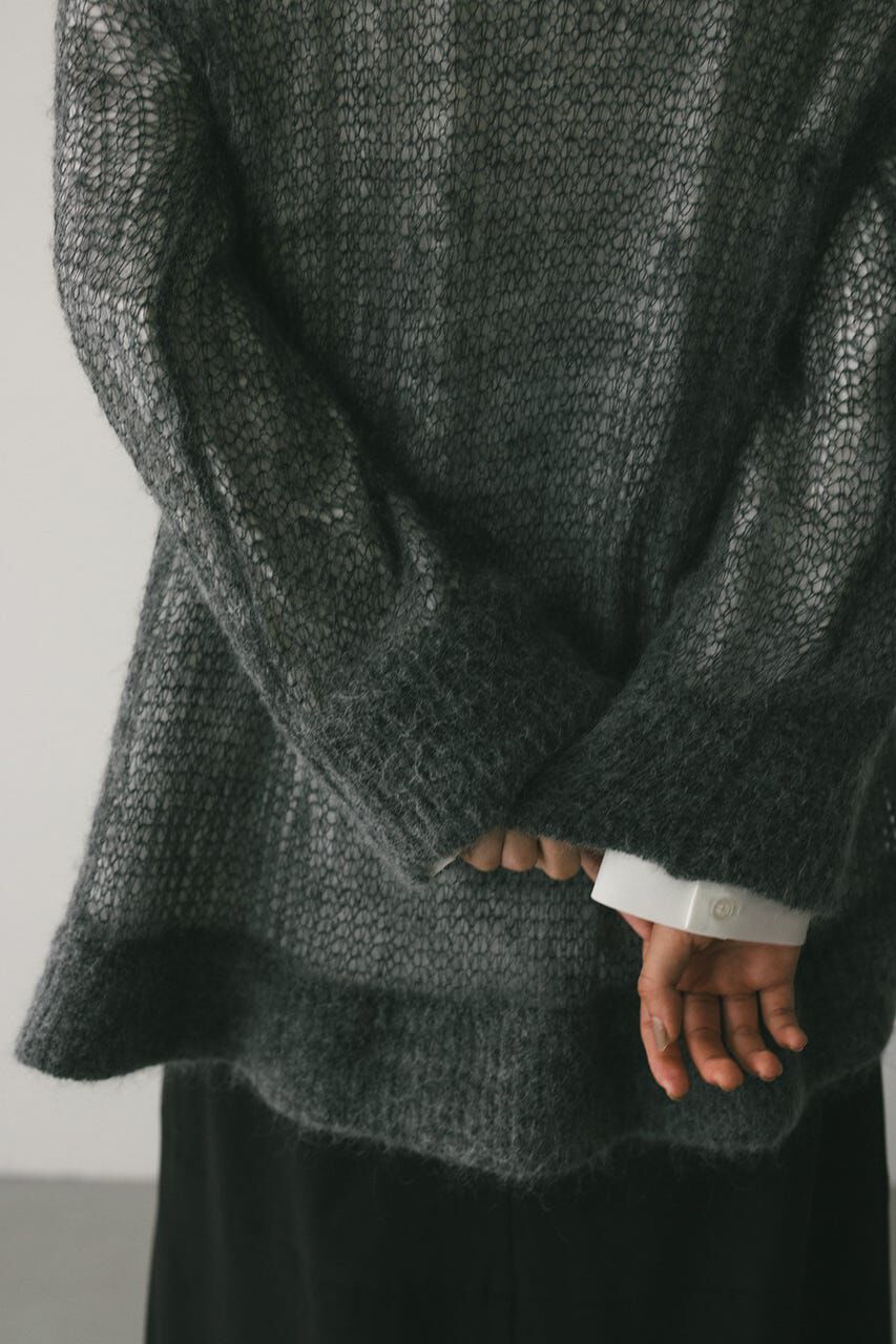 STYLEMIXER「シュガーモヘアルーズニット」|ニット・セーター|