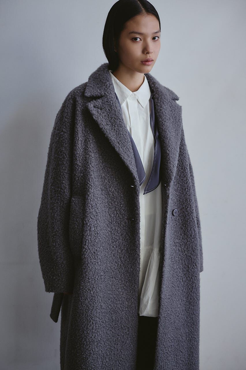 STYLEMIXER「ブークレーベルトロングコート」|その他|GRY