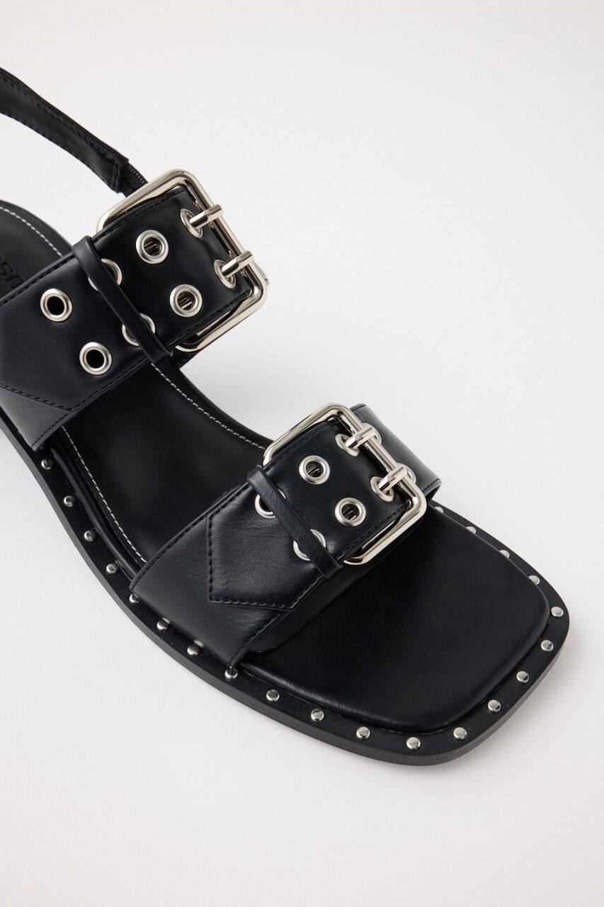 MOUSSY「W BUCKLE STRAP サンダル」|サンダル|