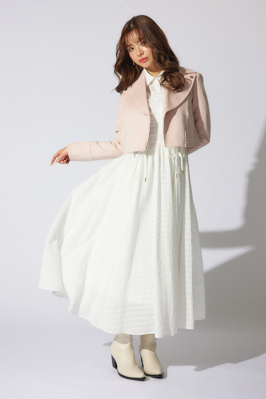 rienda「フェイクスエードライダースジャケット」|その他|