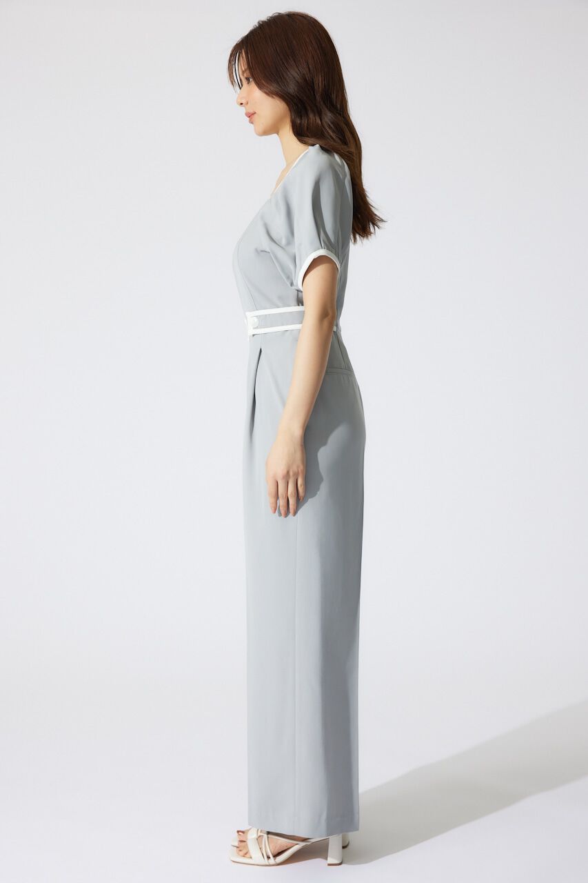 rienda「バイカラーロンパース」|ワンピース|