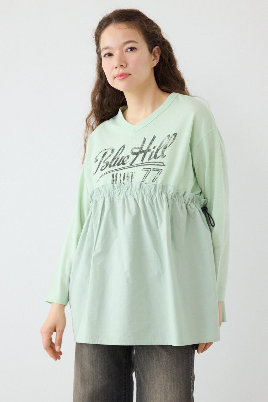 RODEO CROWNS「フレアドッキングトップス」|Tシャツ・カットソー|L/GRN1