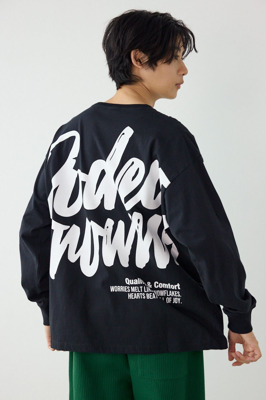 RODEO CROWNS「ペイントロゴ長袖Tシャツ」|Tシャツ・カットソー|