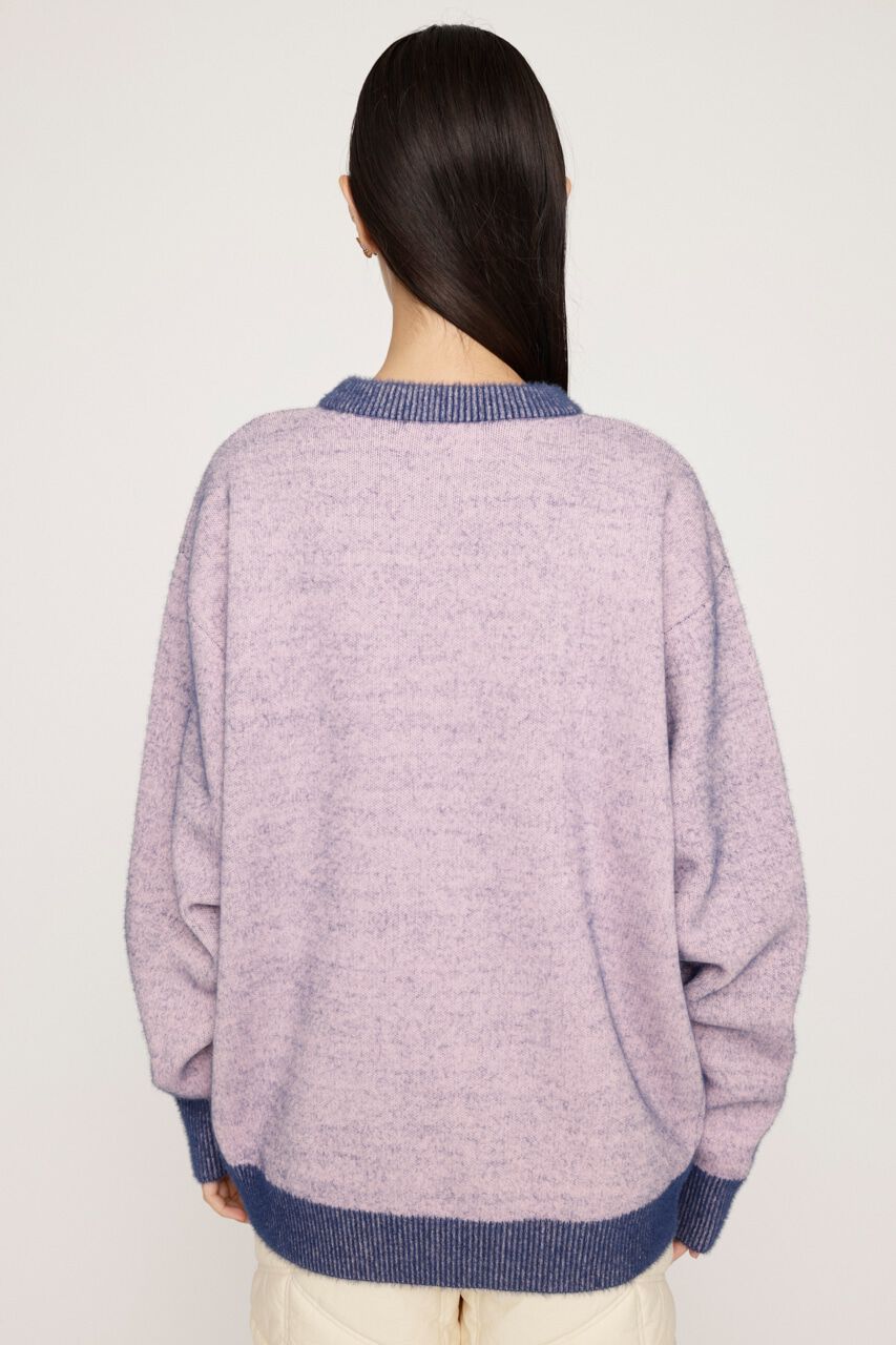 SLY「JQ LOGO MINKY LOOSE KNIT トップス」|ニット・セーター|