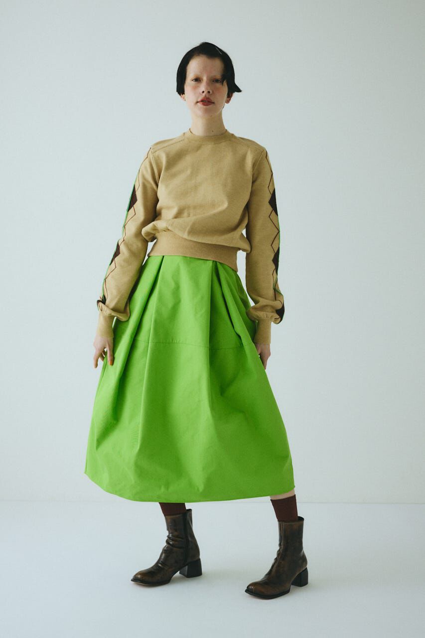 HeRIN.CYE「Neon argyle knit tops」|ニット・セーター|