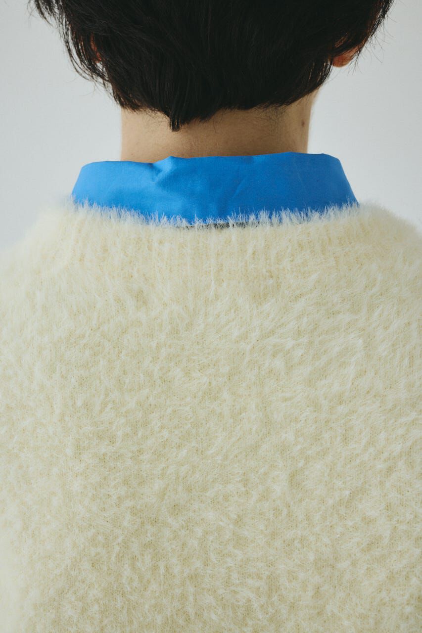 HeRIN.CYE「Shaggy knit vest」|ニット・セーター|
