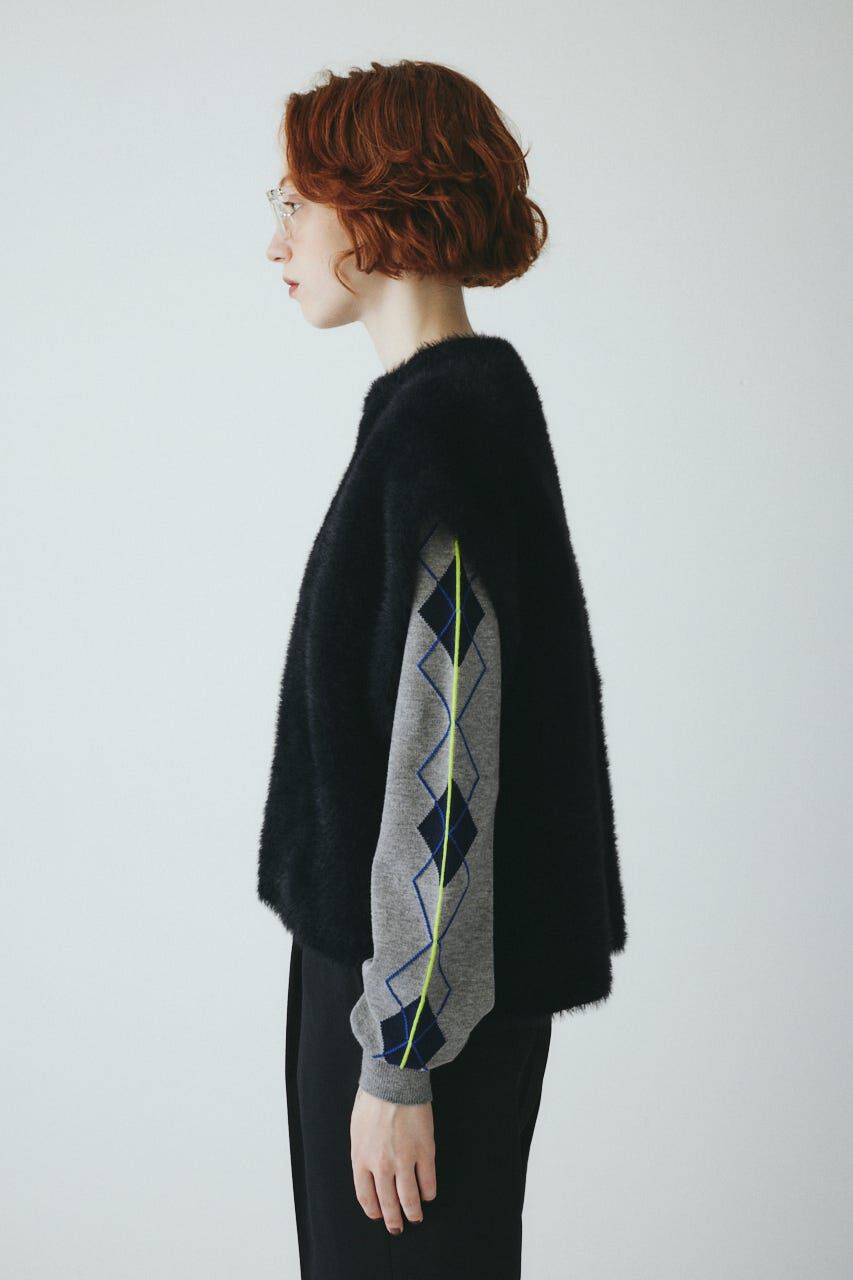 HeRIN.CYE「Shaggy knit vest」|ニット・セーター|
