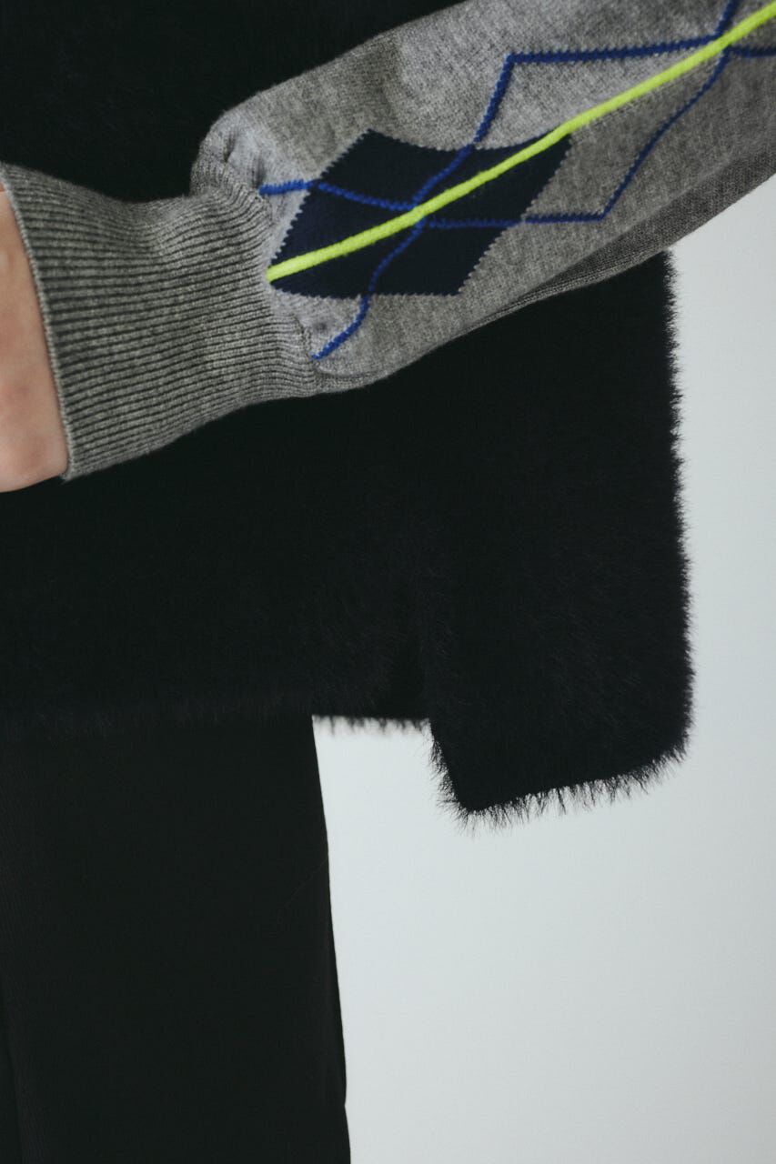 HeRIN.CYE「Shaggy knit vest」|ニット・セーター|