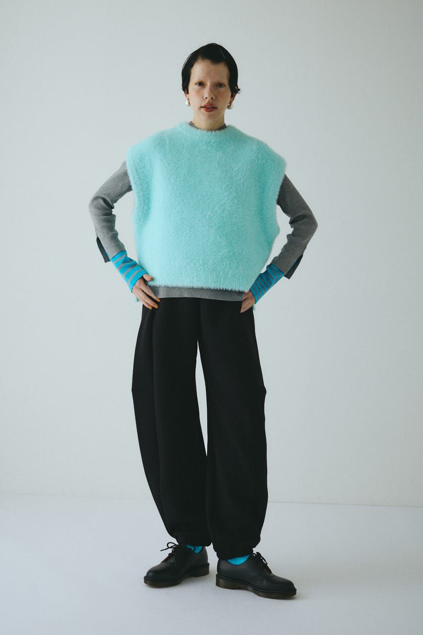 HeRIN.CYE「Shaggy knit vest」|ニット・セーター|
