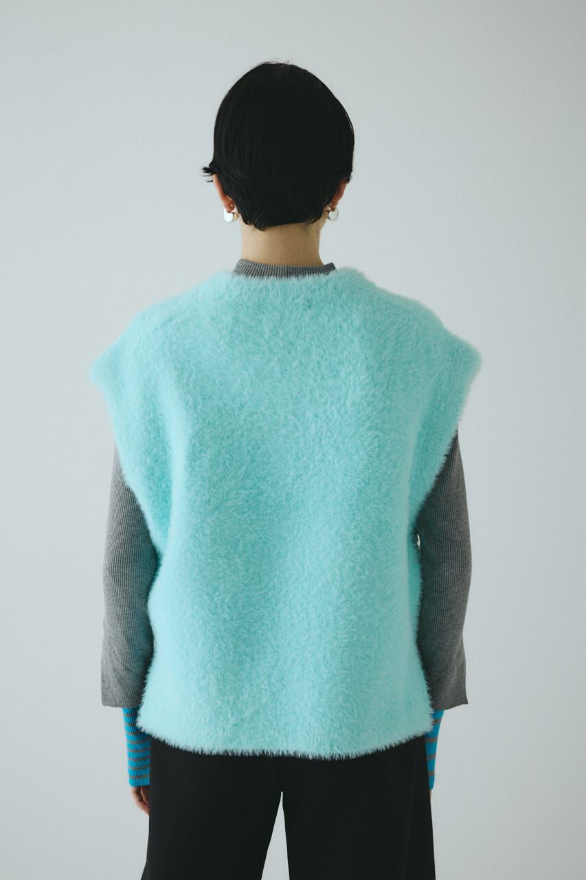 HeRIN.CYE「Shaggy knit vest」|ニット・セーター|