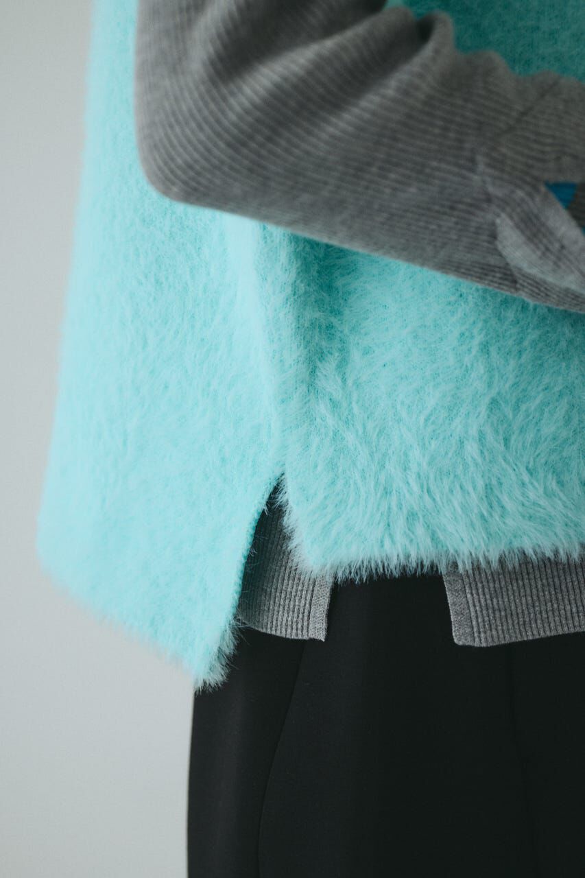 HeRIN.CYE「Shaggy knit vest」|ニット・セーター|