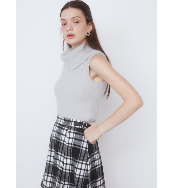 CALNAMUR「SHAGGY TURTLENECK KNIT/シャギータートルネックニット」|ニット・セーター|