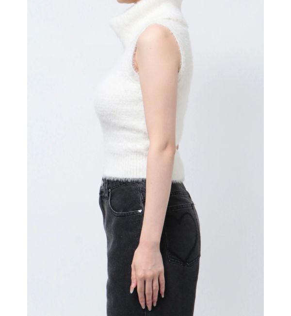 CALNAMUR「SHAGGY TURTLENECK KNIT/シャギータートルネックニット」|ニット・セーター|