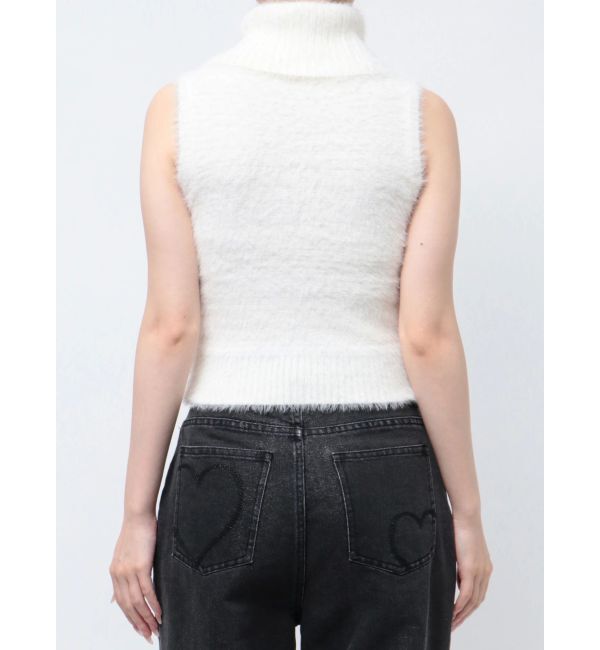 CALNAMUR「SHAGGY TURTLENECK KNIT/シャギータートルネックニット」|ニット・セーター|