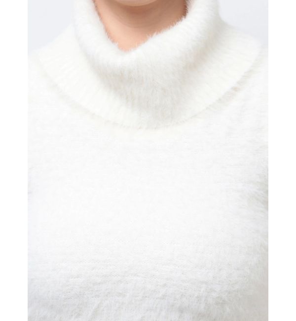 CALNAMUR「SHAGGY TURTLENECK KNIT/シャギータートルネックニット」|ニット・セーター|