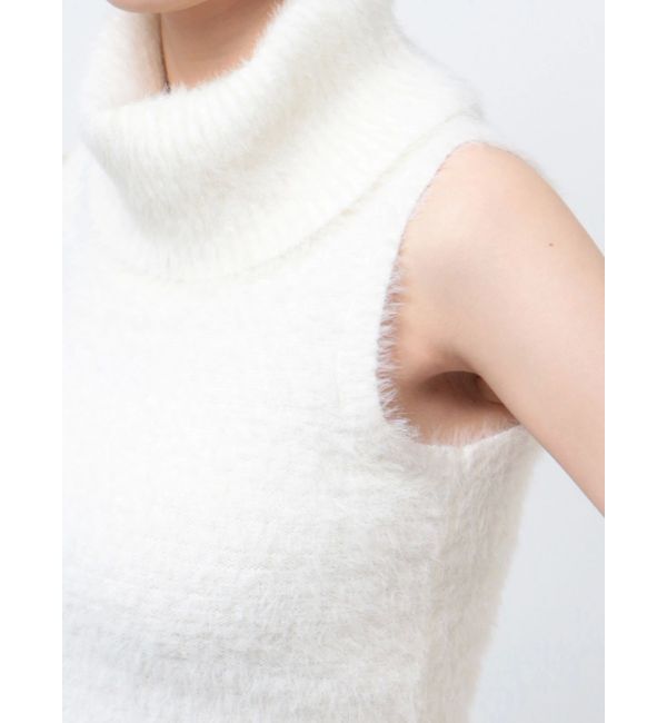 CALNAMUR「SHAGGY TURTLENECK KNIT/シャギータートルネックニット」|ニット・セーター|