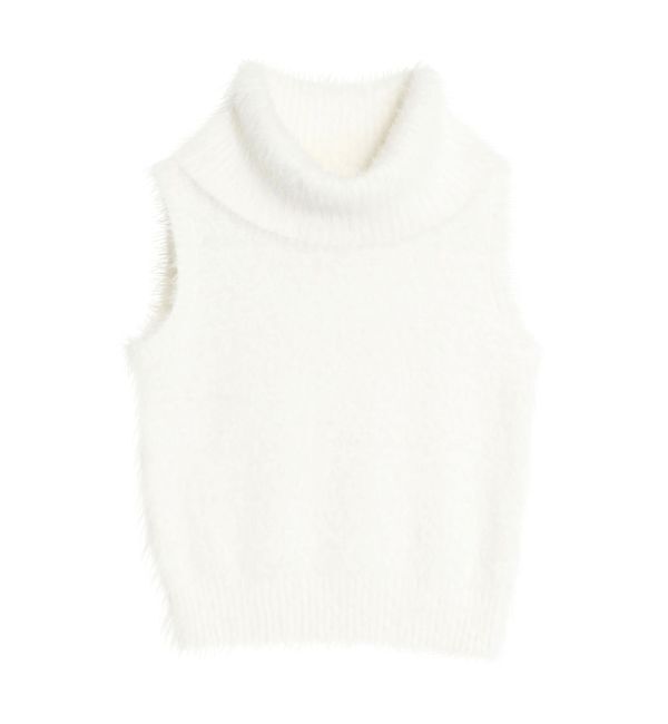 CALNAMUR「SHAGGY TURTLENECK KNIT/シャギータートルネックニット」|ニット・セーター|